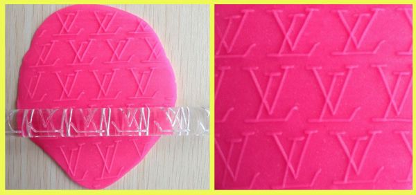 rolo decorativo texturizador - louis vuitton LV